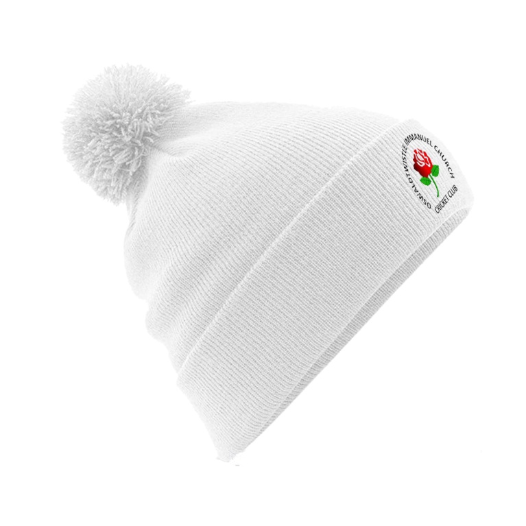 Original Pom Pom Beanie : White